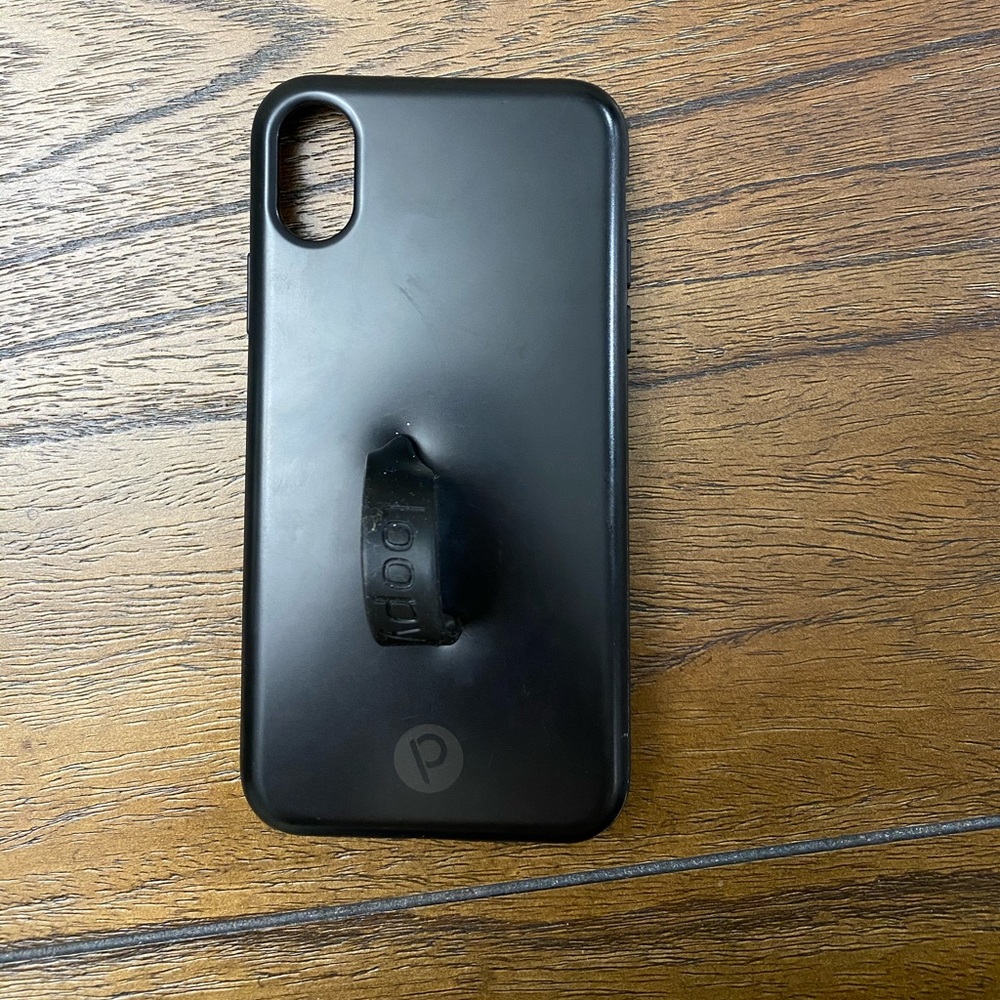 Black iPhone loopy case for iPhone X/Xs